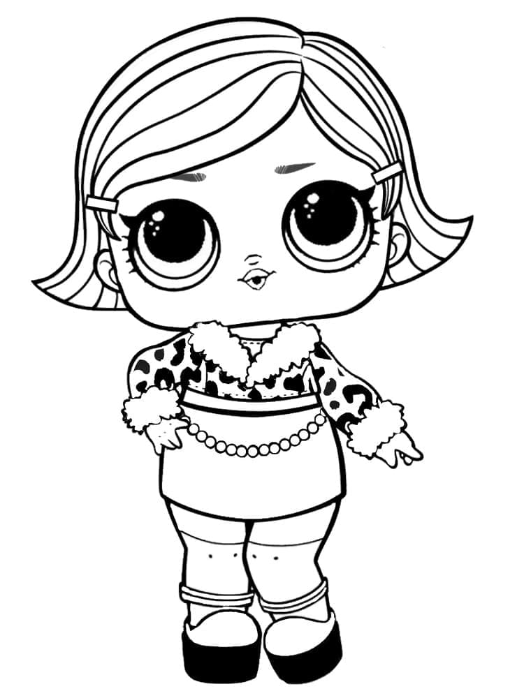As If Baby LOL coloring page
