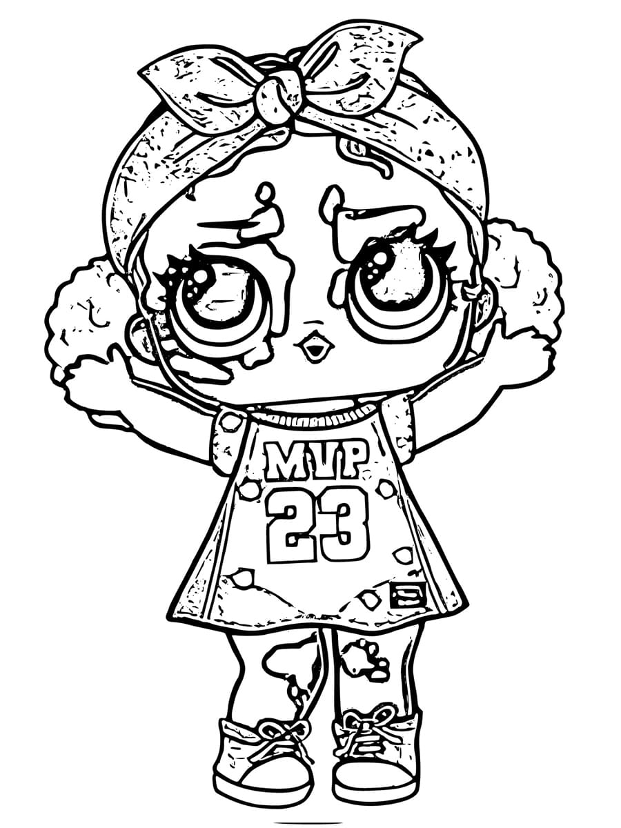 B-Ball Baby LOL coloring page