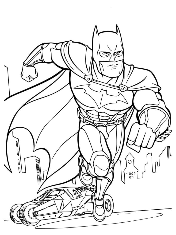 배트맨 10 coloring page