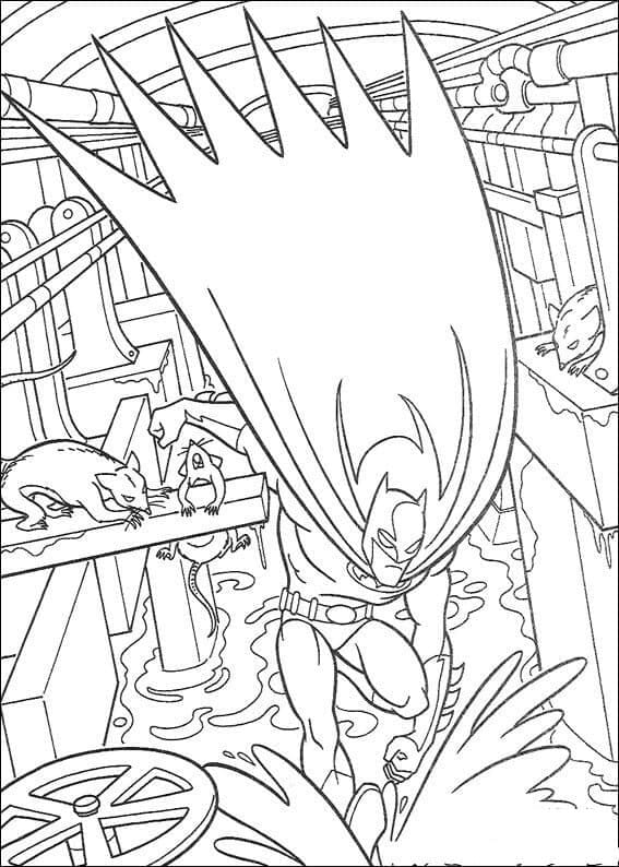 배트맨 4 coloring page