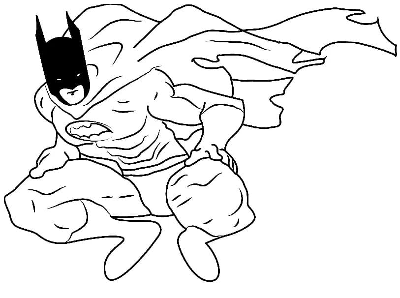 배트맨은 멋지다 coloring page