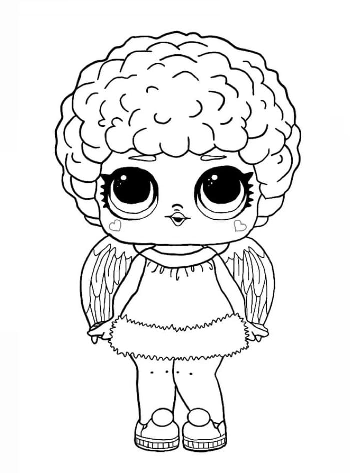 Bashful Q.T. LOL coloring page