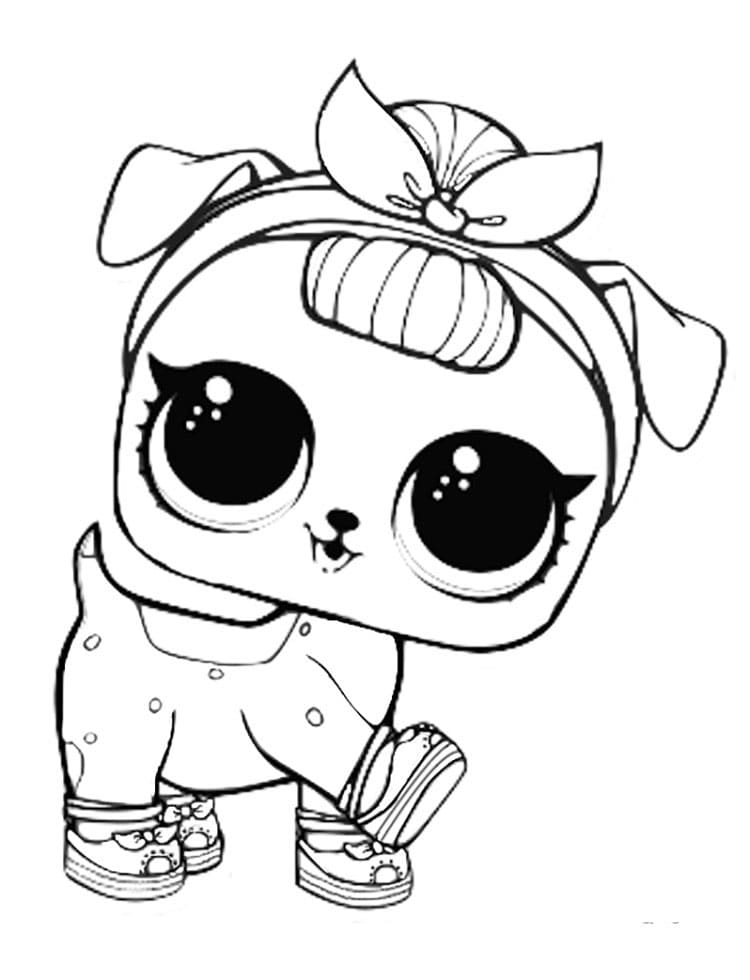 B.B. Pup LOL coloring page
