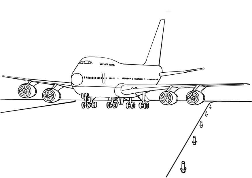 비행기 – 시트 37 coloring page