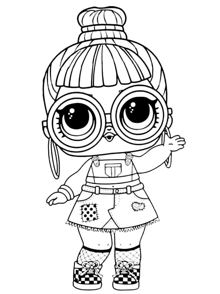 Block Party B.B. LOL coloring page