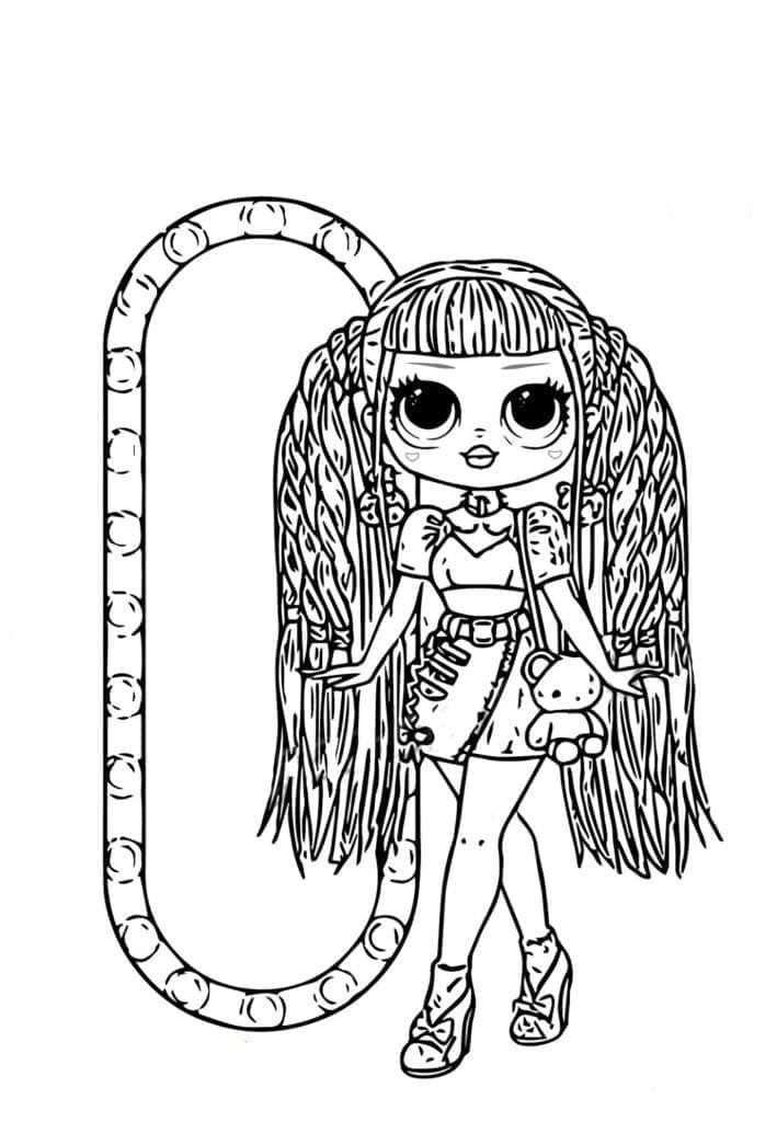 Candylicious LOL Surprise OMG coloring page