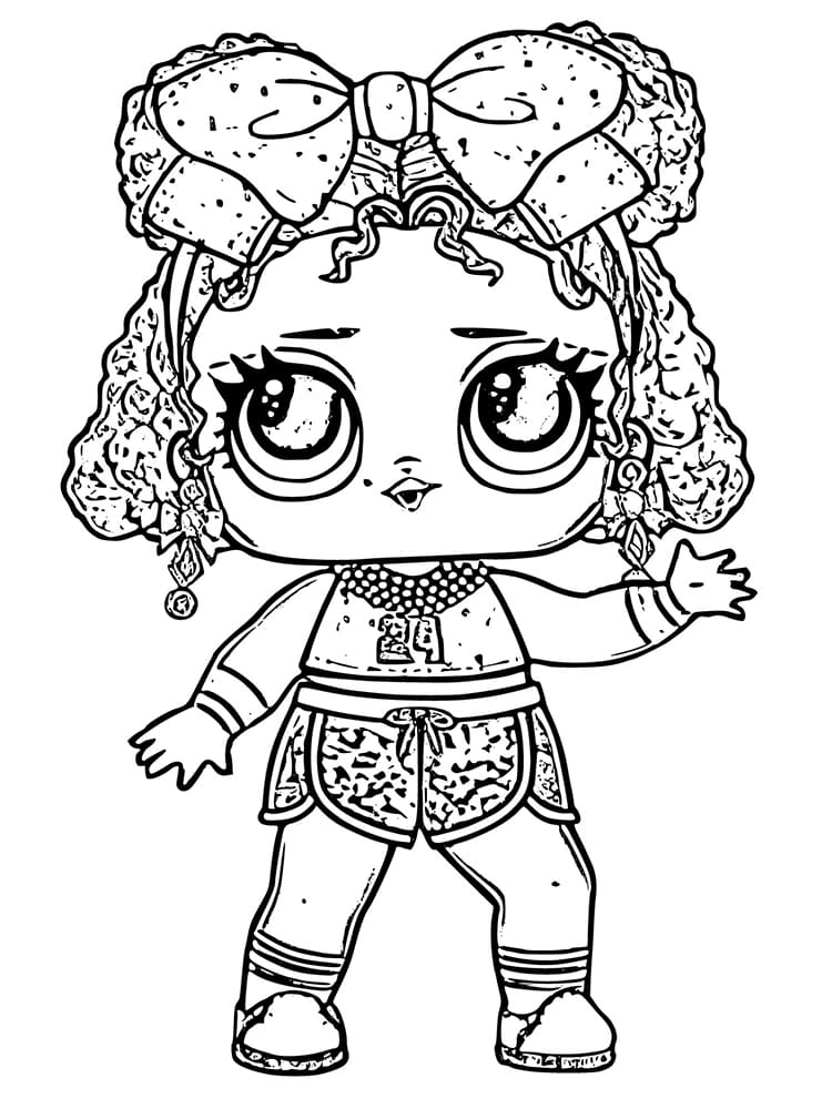 Dainty Q.T. LOL coloring page