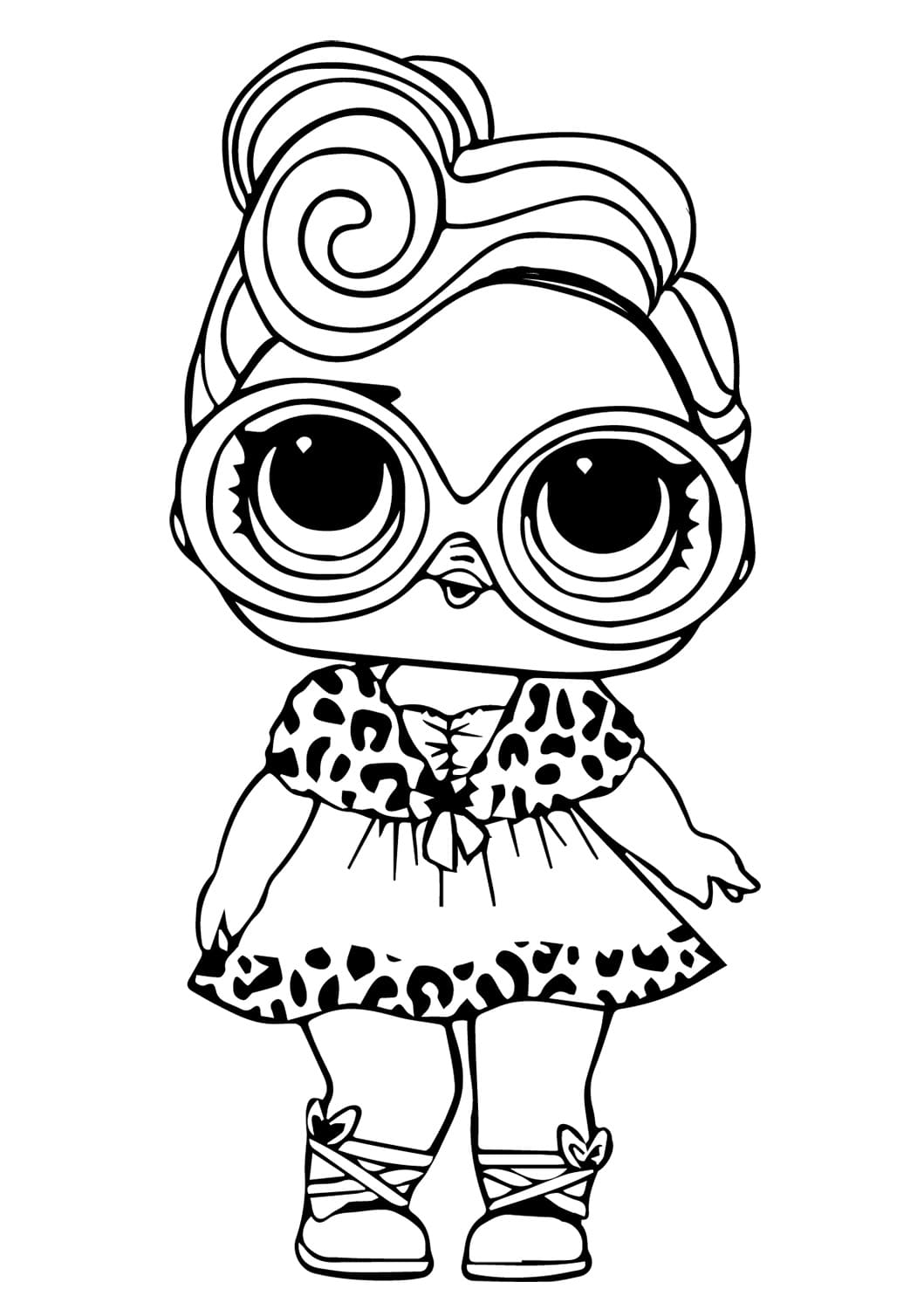 Dollface LOL coloring page