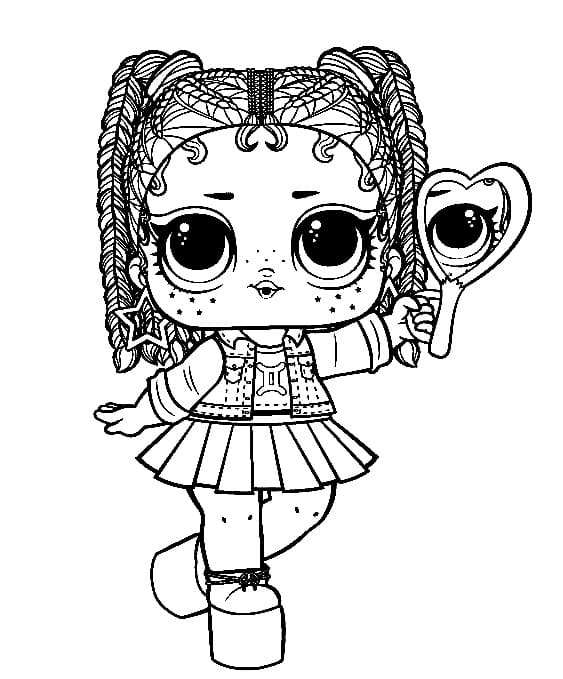 Flipside Lol Surprise Doll coloring page