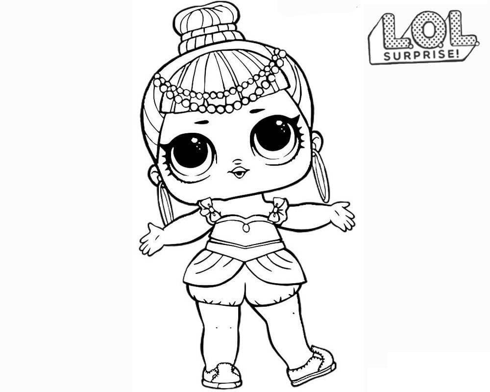 Genie LOL coloring page