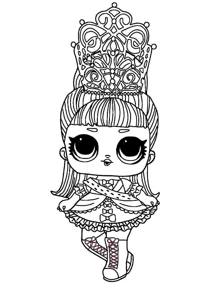 Her Majesty LOL coloring page