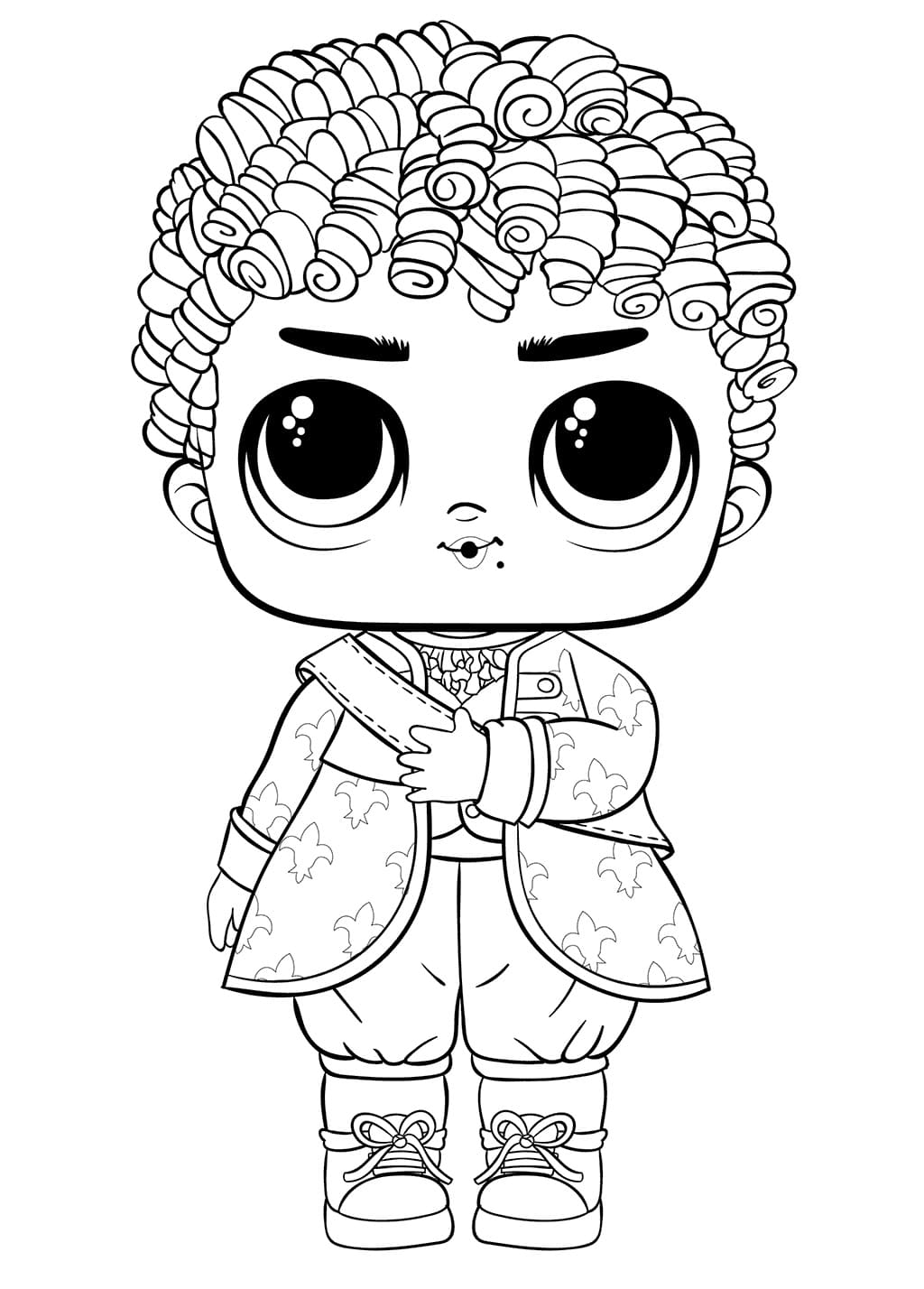 His Royal High-Ney LOL coloring page