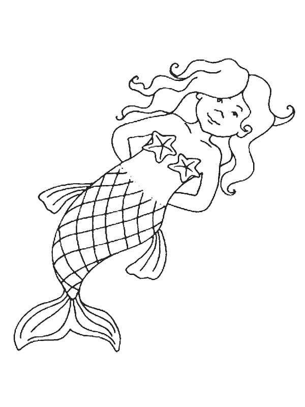 인어 무료 이미지 2 coloring page