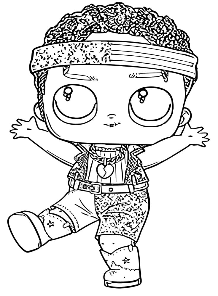 Independent Dude LOL coloring page