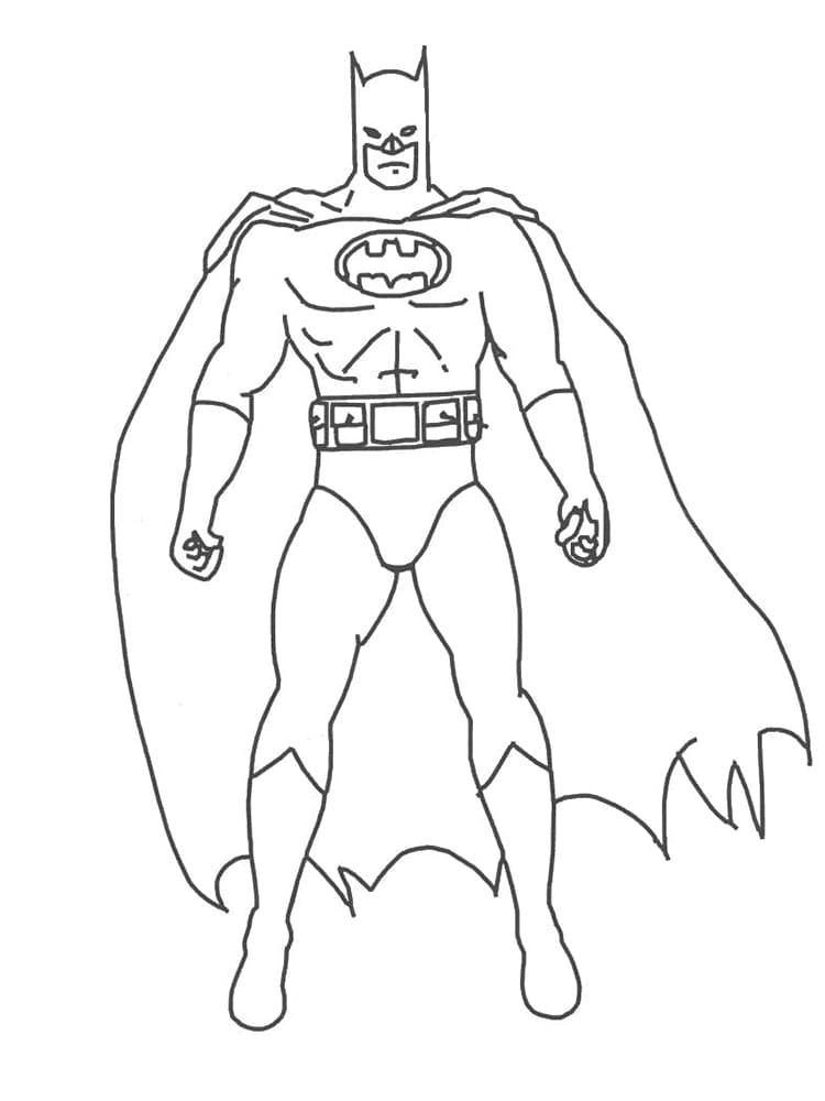 인쇄 가능한 배트맨 coloring page