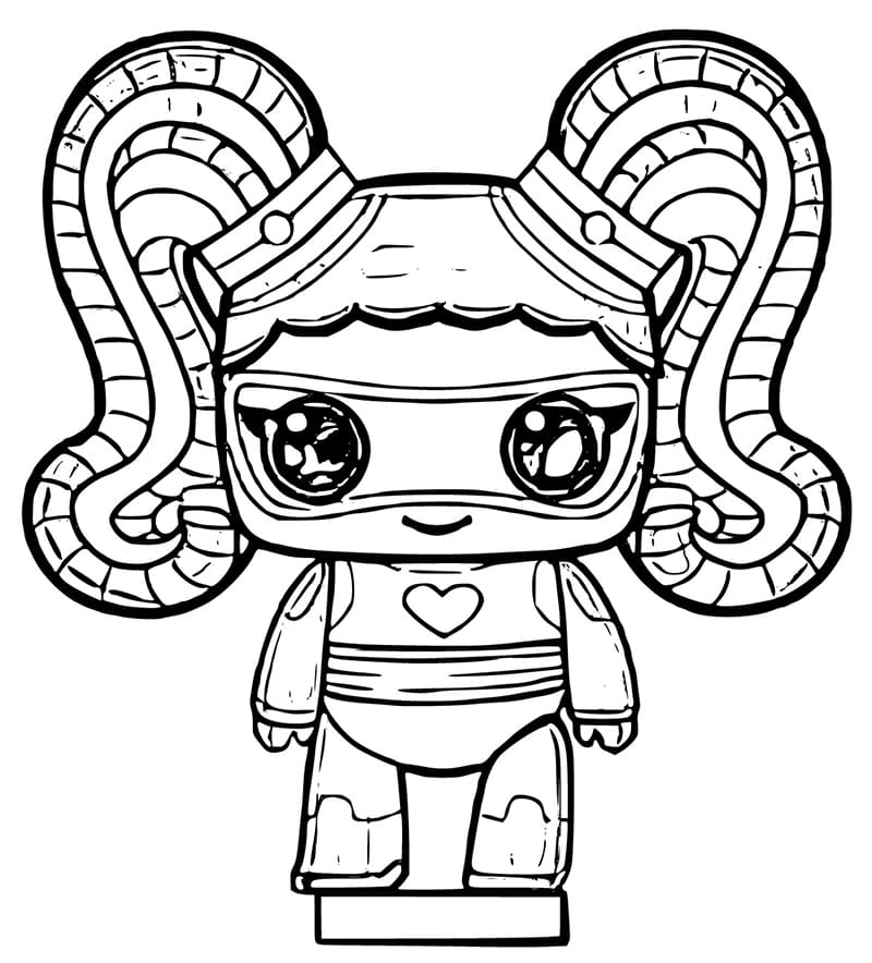 iSweep LOL Tiny Toys coloring page