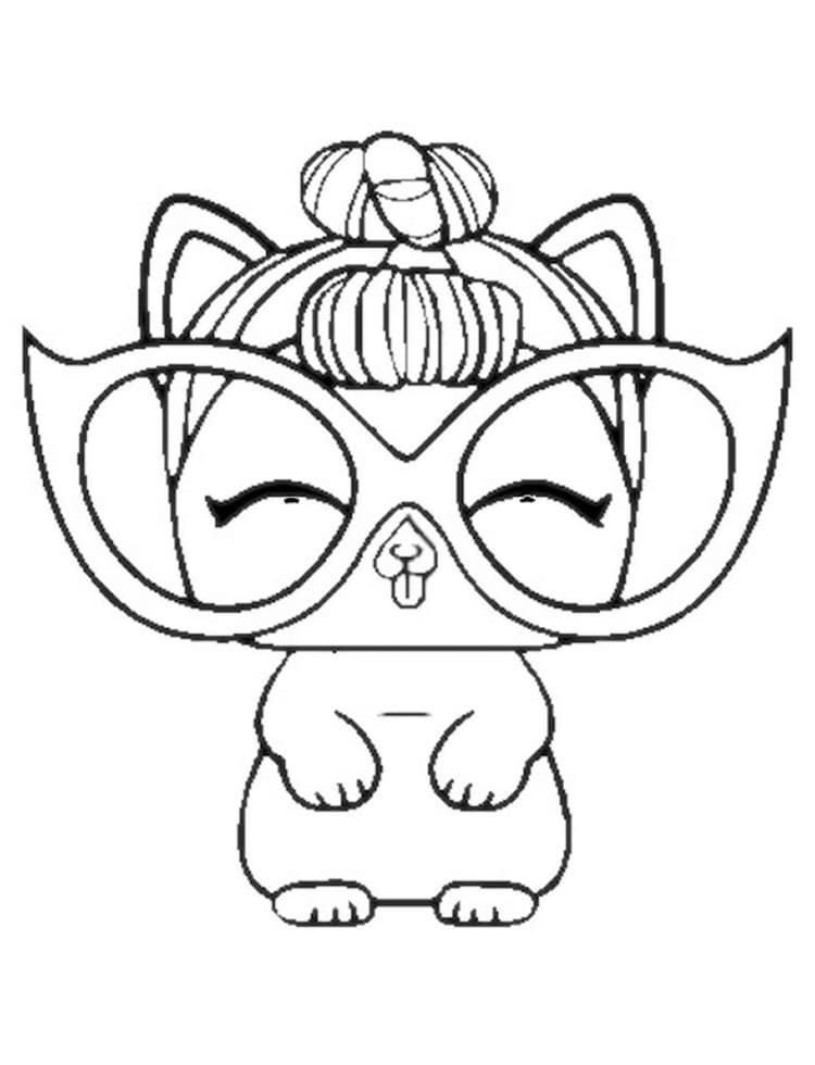 IT Kitty LOL coloring page