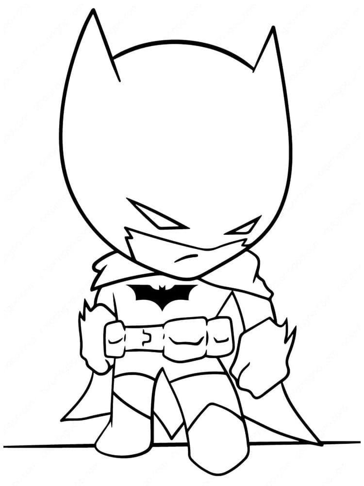 작은 배트맨 coloring page