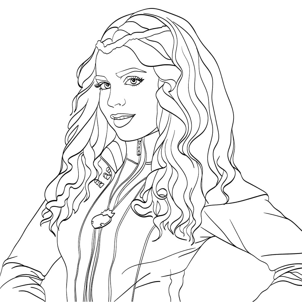 자손 에비 coloring page