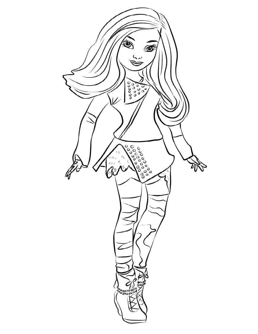 자손의 말 coloring page