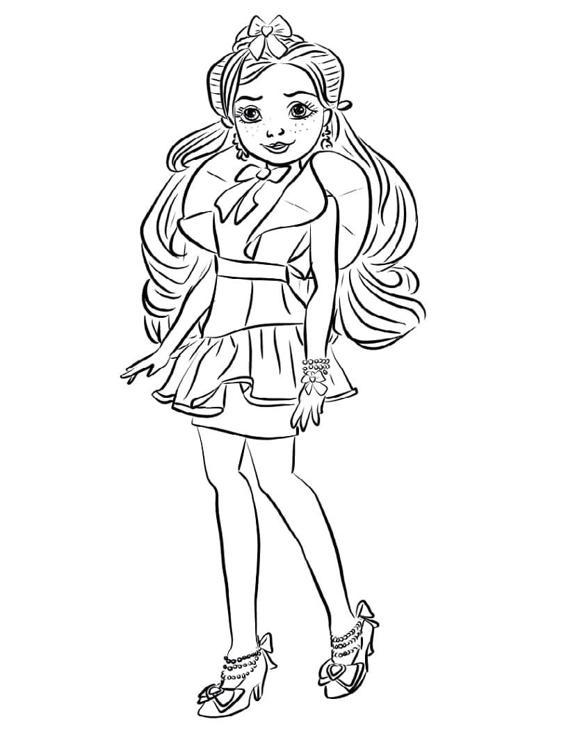 제인 자손 coloring page