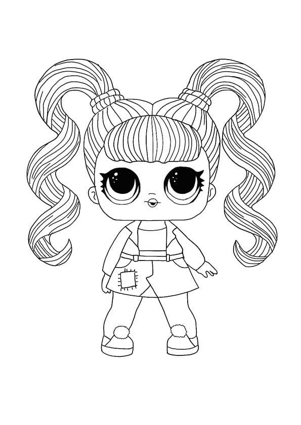 Jelly Jam LOL Surprise Hairvibes coloring page
