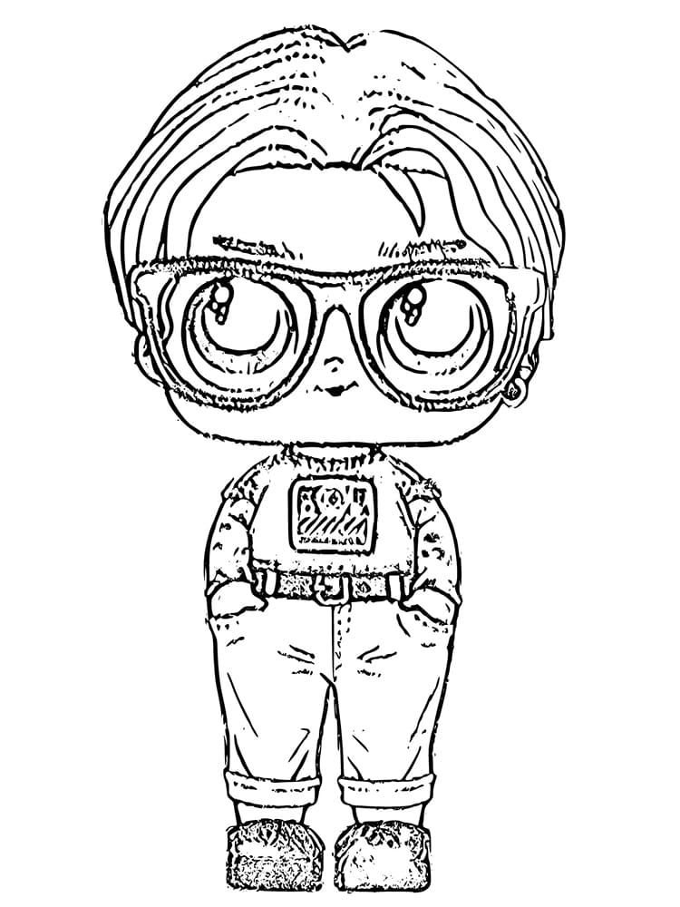 Jet Setter LOL coloring page