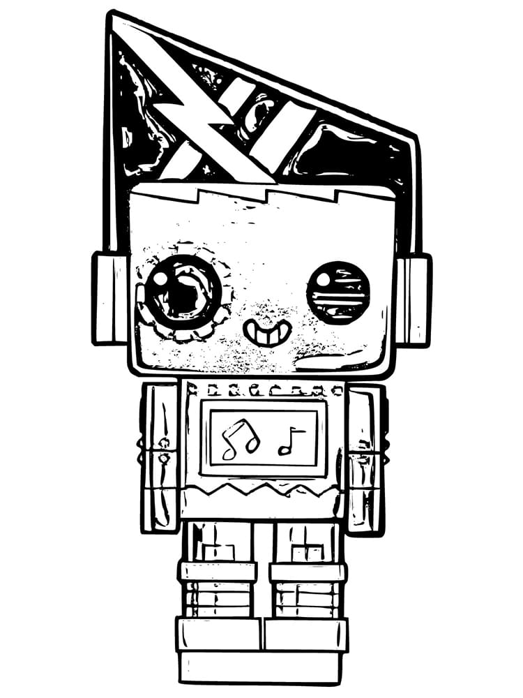 Jukebot LOL Tiny Toys coloring page