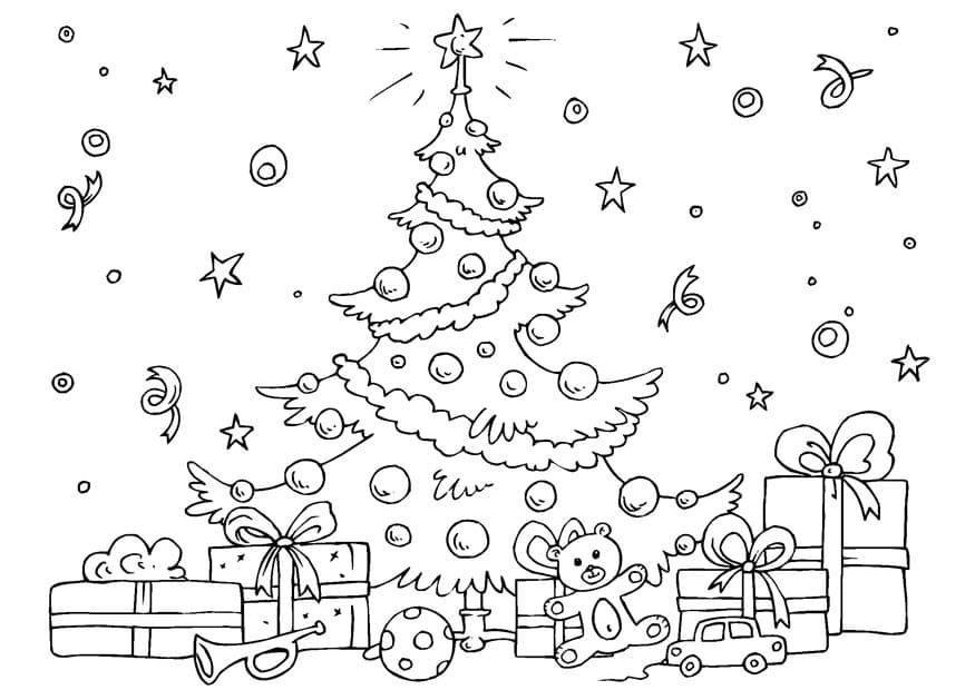 크리스마스 트리 – 시트 24 coloring page