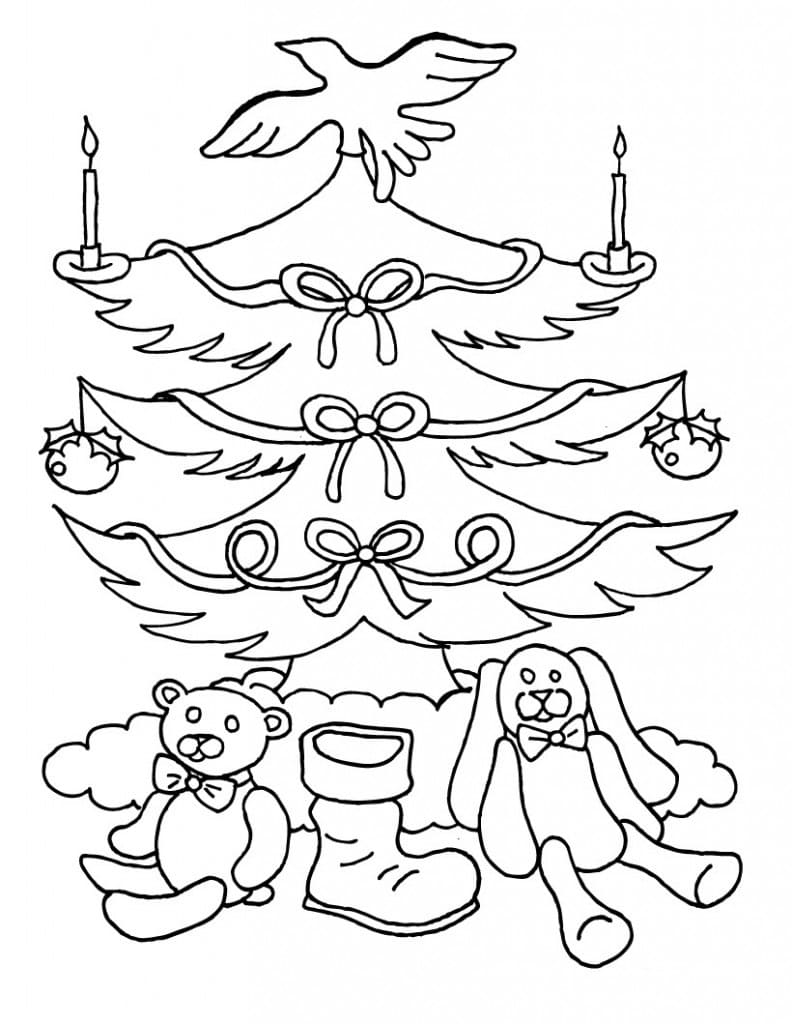 크리스마스 트리 – 시트 31 coloring page