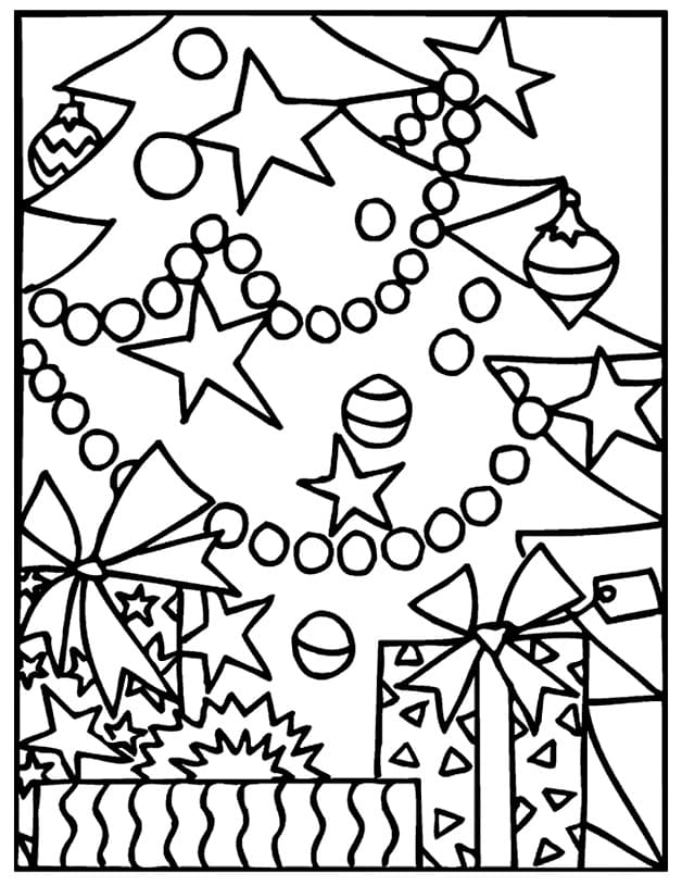 크리스마스 트리 – 시트 42 coloring page