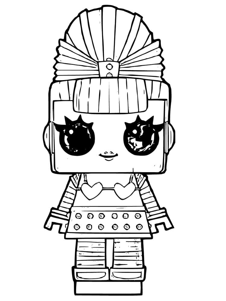 Laser LOL Tiny Toys coloring page