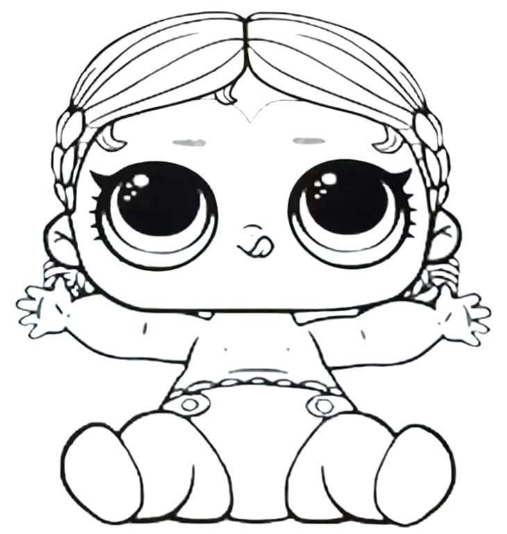 Lil Countess LOL coloring page