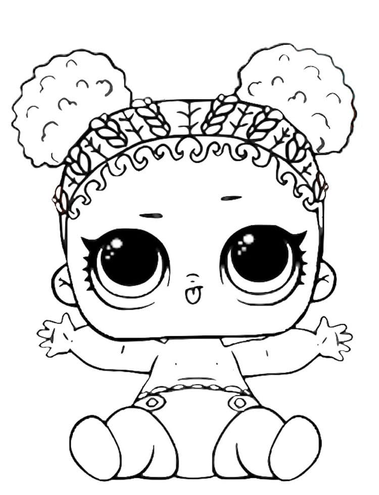 Lil Court Champ LOL coloring page