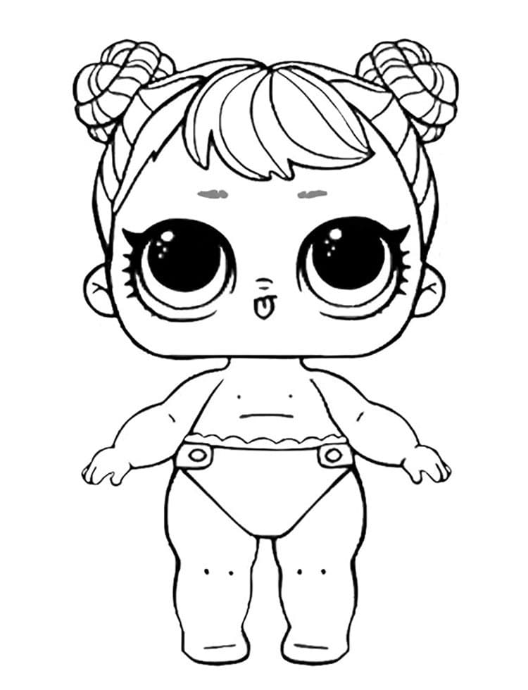 Lil Dawn LOL coloring page