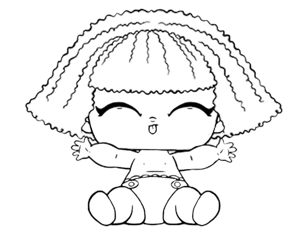Lil Diva LOL coloring page