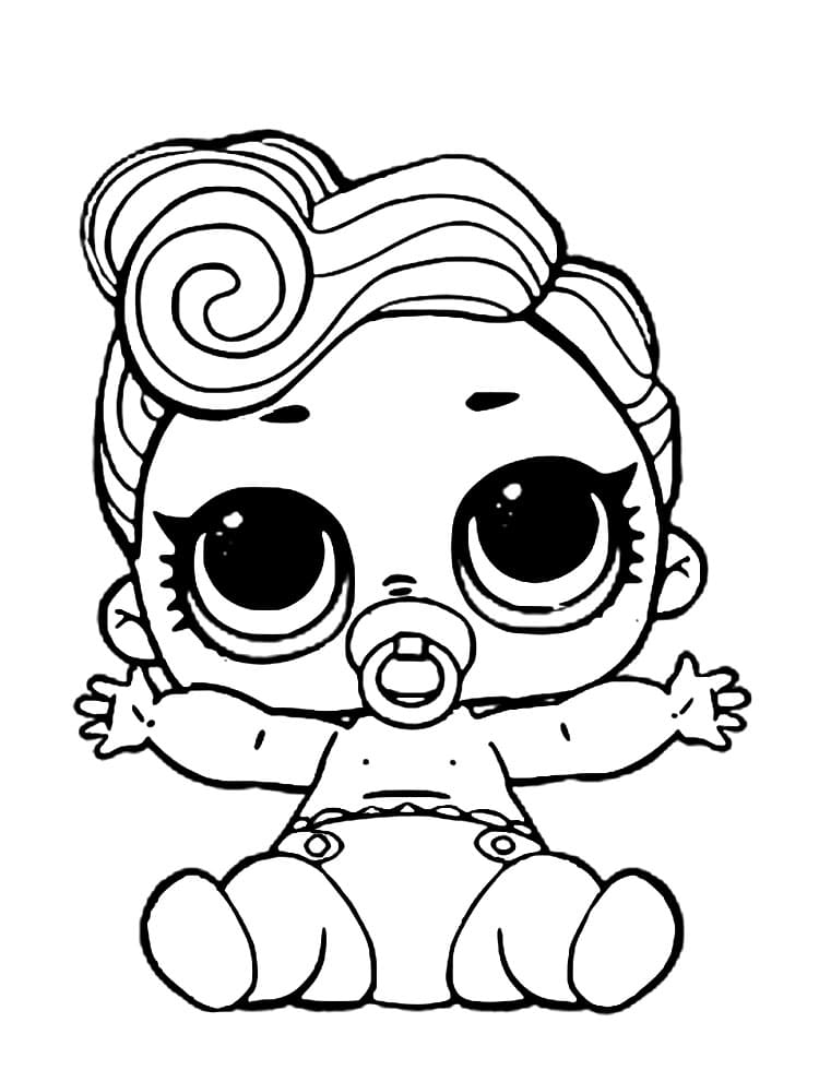 Lil Dollface LOL coloring page