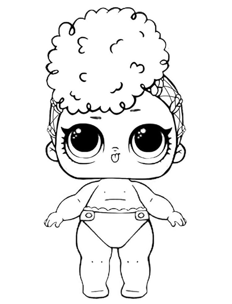 Lil Independent Queen LOL coloring page