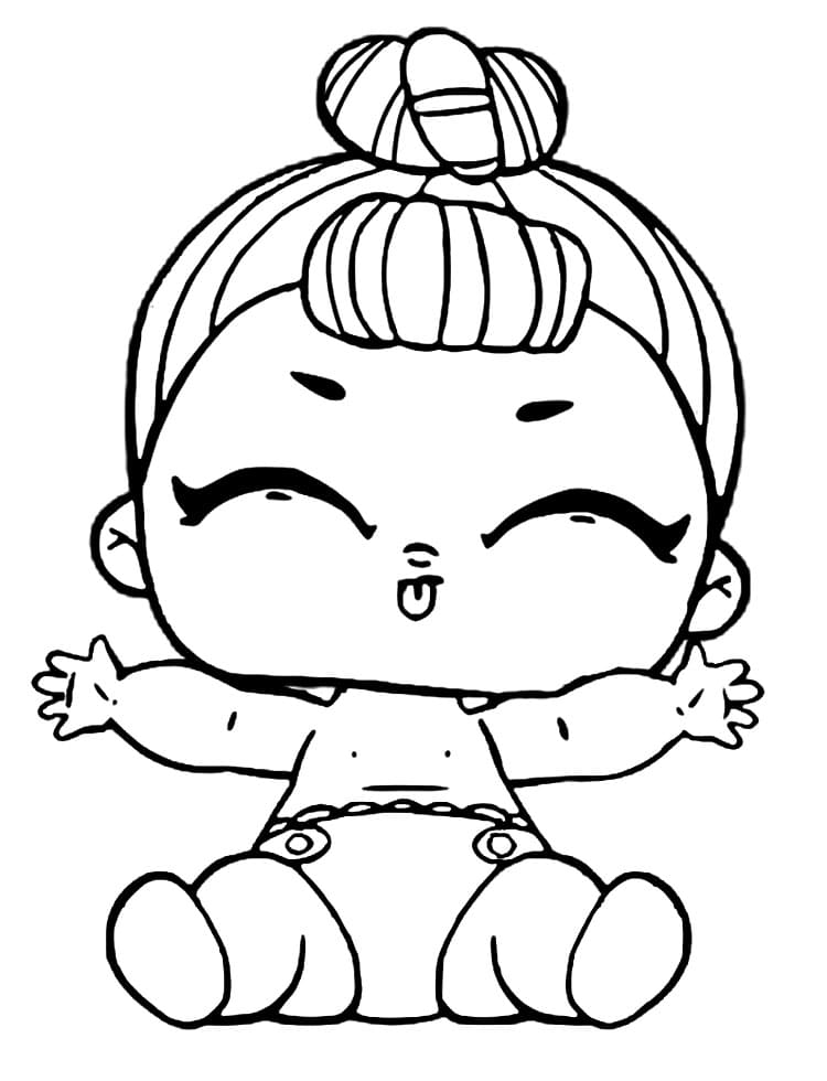 Lil IT Baby LOL coloring page