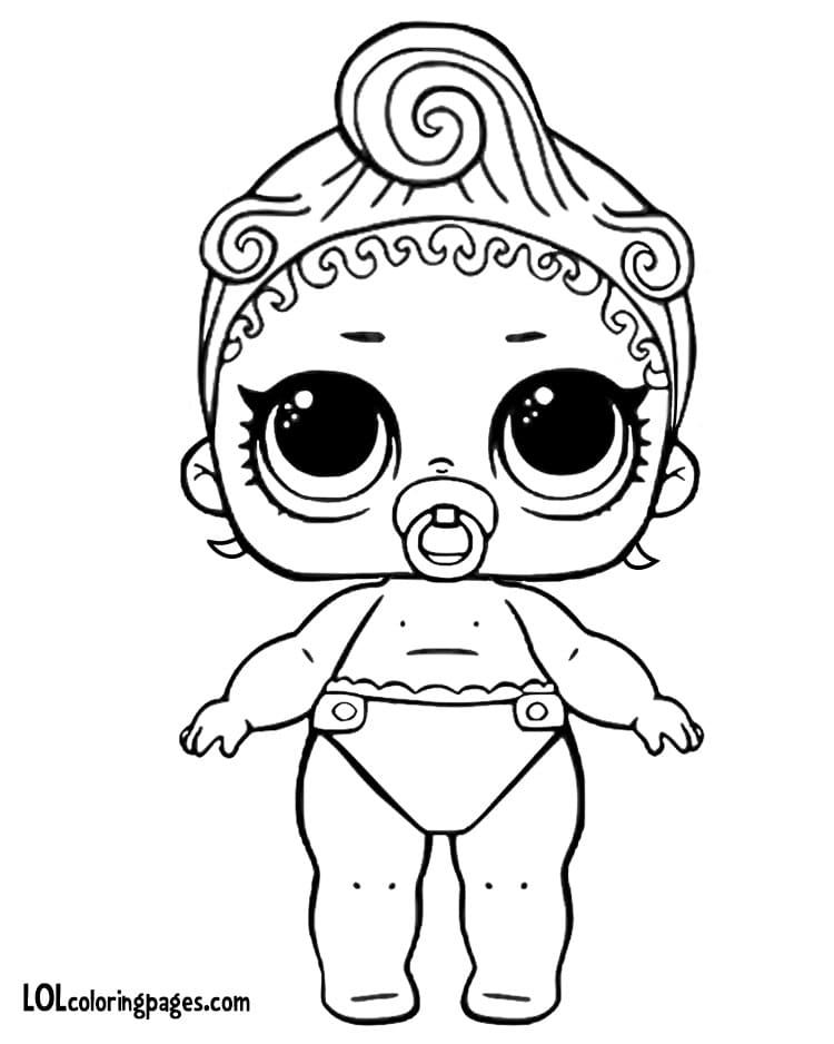 Lil Royal High-Ney LOL coloring page