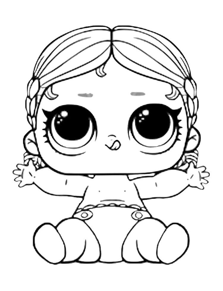 Lil Showbaby LOL coloring page