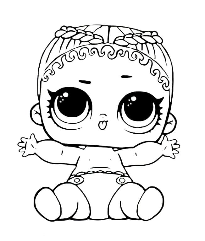 Lil Spike LOL coloring page