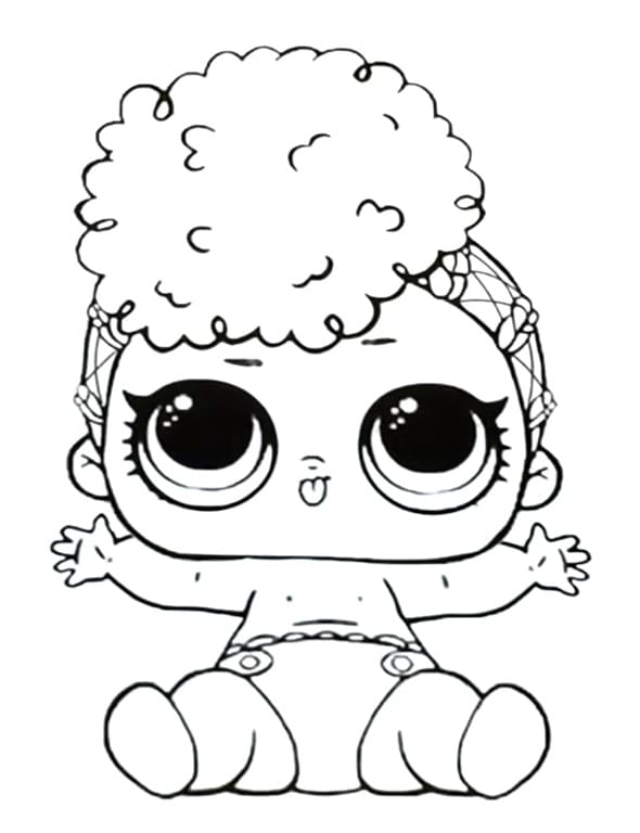 Lil Thrilla LOL coloring page