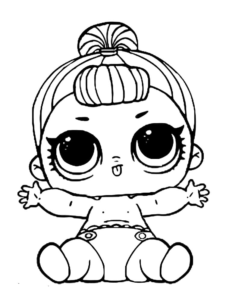 Lil Troublemaker LOL coloring page