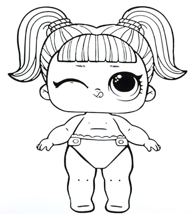 Lil Yang Q.T. LOL coloring page