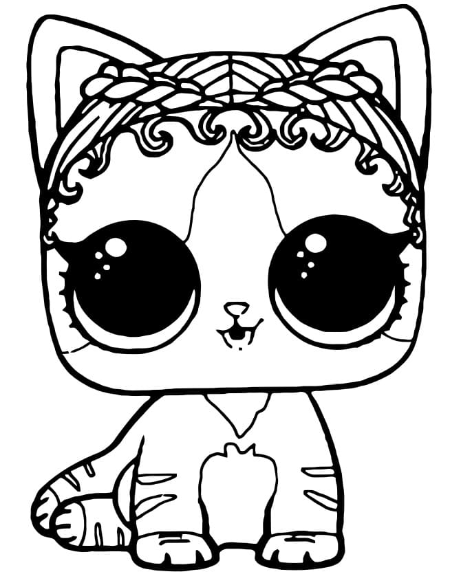 Merkitty LOL Surprise coloring page