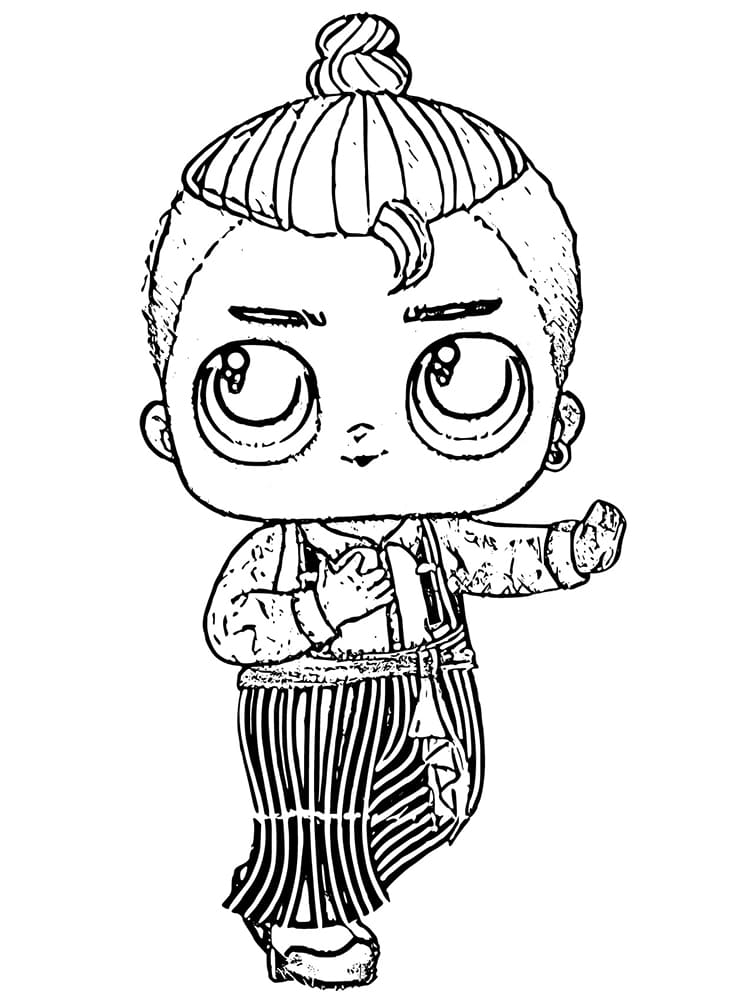 Mr. Baby LOL coloring page