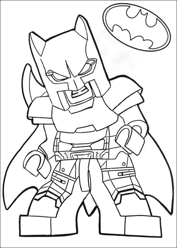 무료 인쇄 가능한 레고 배트맨 coloring page