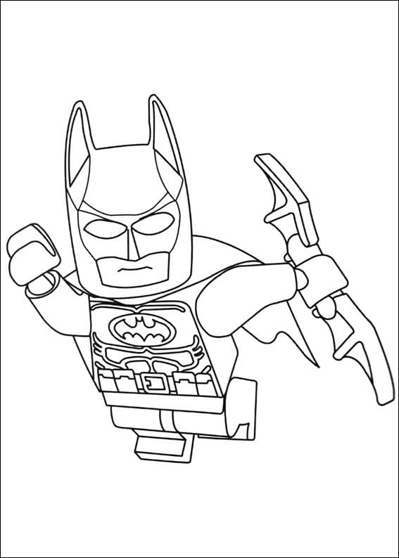 무료 레고 배트맨 coloring page