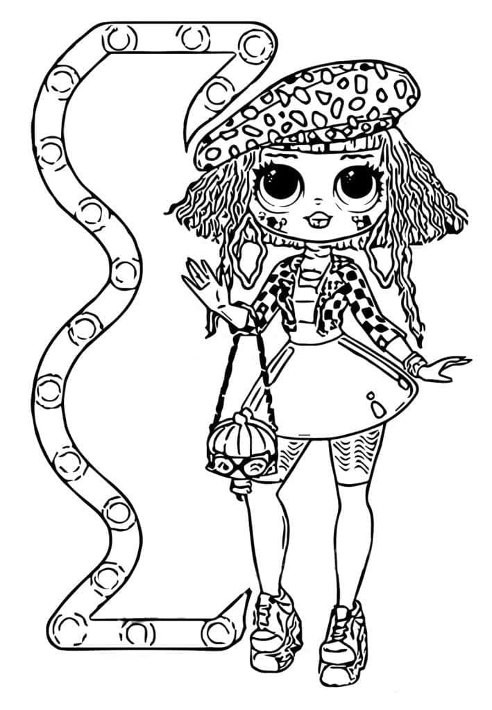 Neonlicious LOL Surprise OMG coloring page